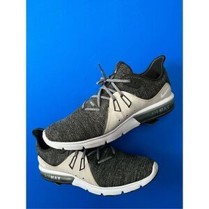Nike Men Size 14 Sneakers Air Max Sequent 3 Summit Gray White Trainers 921694-30